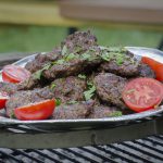 Tamers Catering 19.08.2016, Gegrillte, Fladenköfte, Foto: Andreas Reichelt