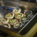 Tamers Catering 19.08.2016, Gegrillte, gefüllte Champignons, Foto: Andreas Reichelt
